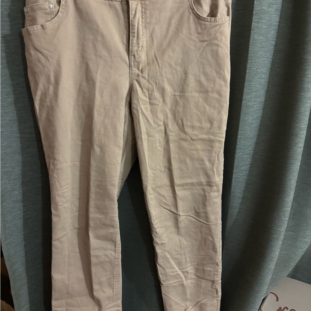 Just My Size Classic Fit Twill Pants - Khaki